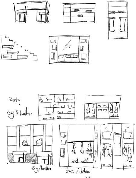 Display & Storage Studies — Fixtures