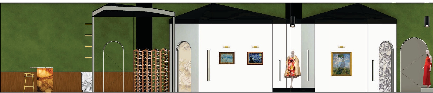 Gallery Corridor Section 1