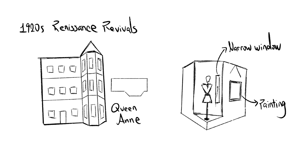 Gallery Corridor Ideas Sketch