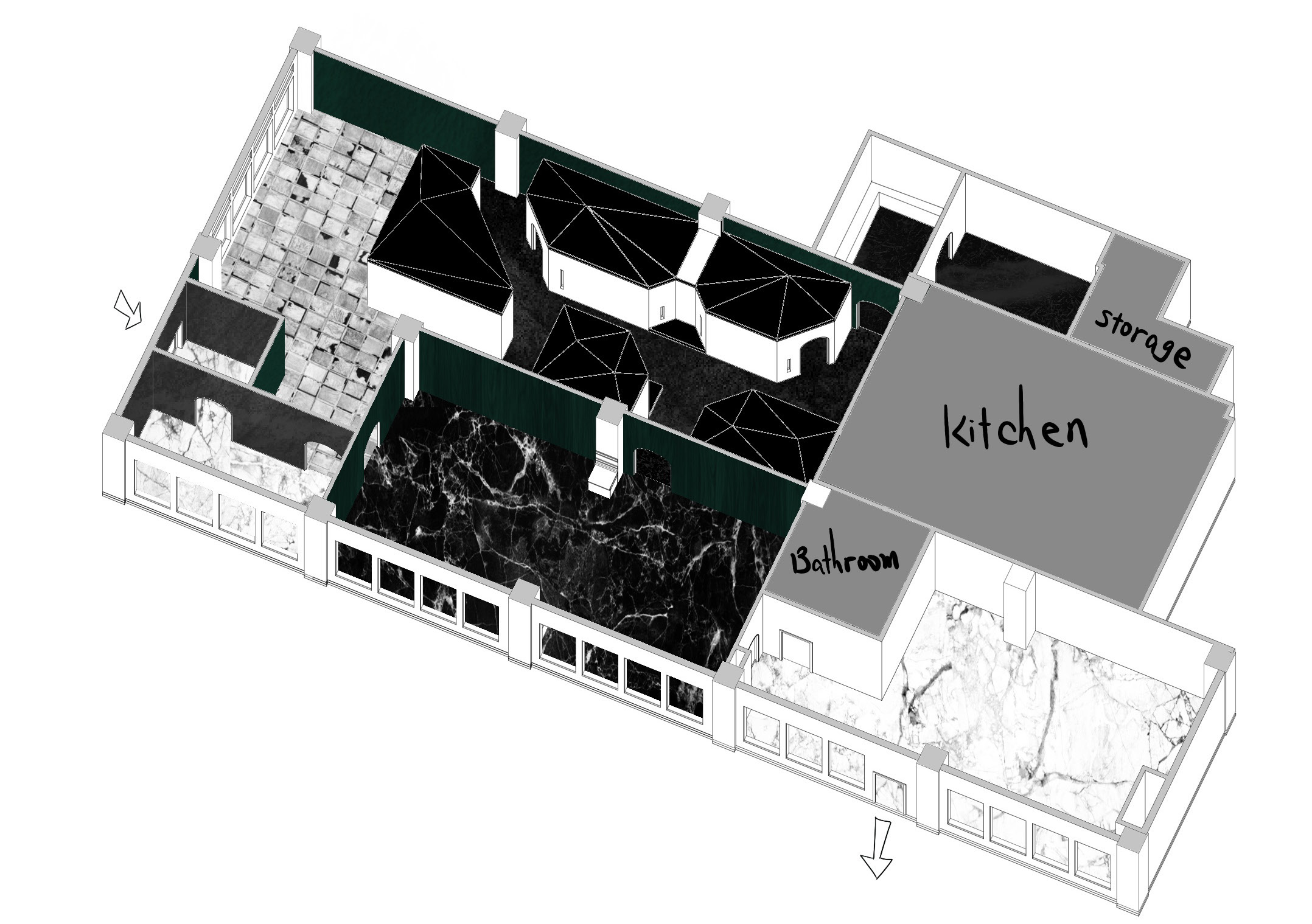 Spatial axonometric