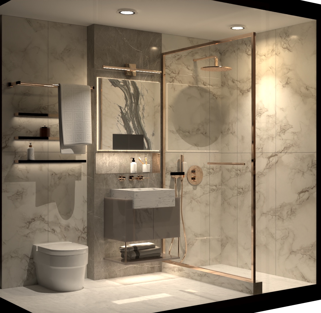 Bathroom Shower — View 1