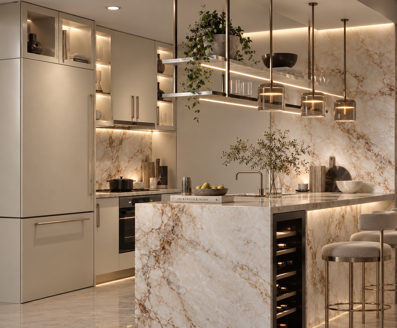 One-Bedroom Kitchen — Front View