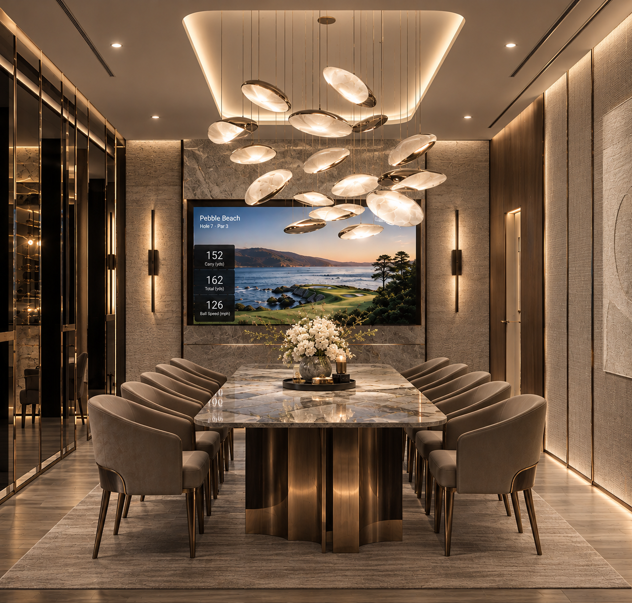 Private Dining Room Rendering