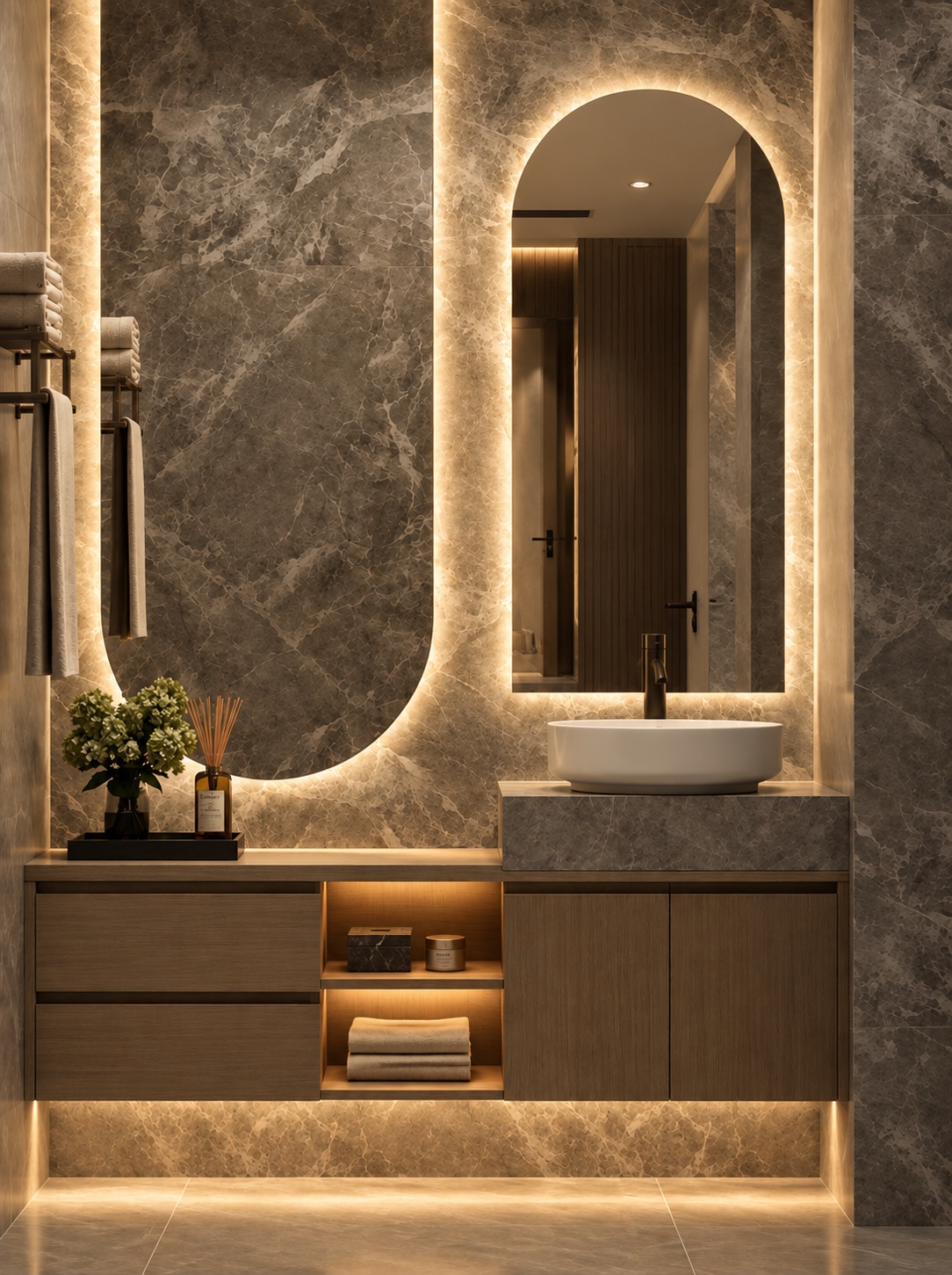 Powder Room Rendering